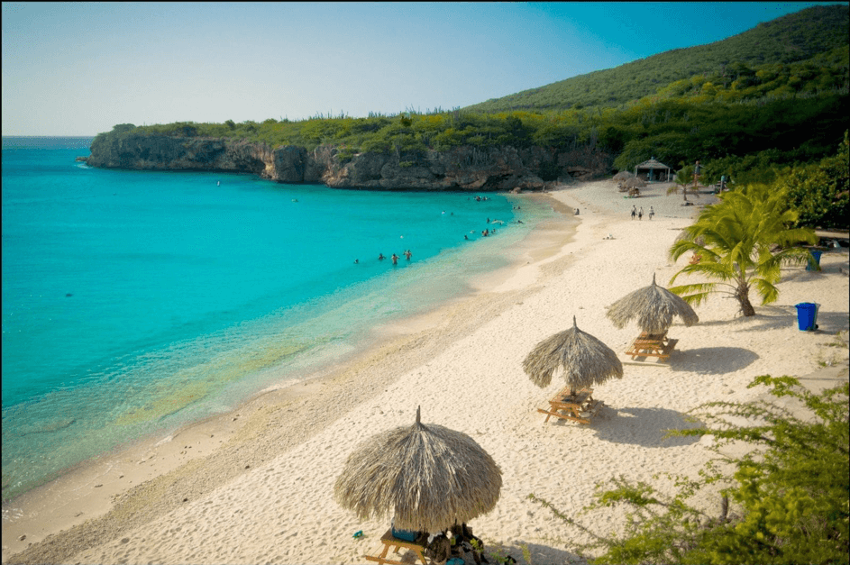 Cas Abou, stranden op Curacao